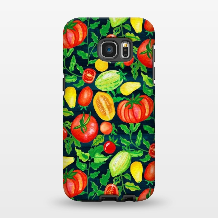 Galaxy S7 EDGE StrongFit Home Gown Tomatoes  by Tigatiga