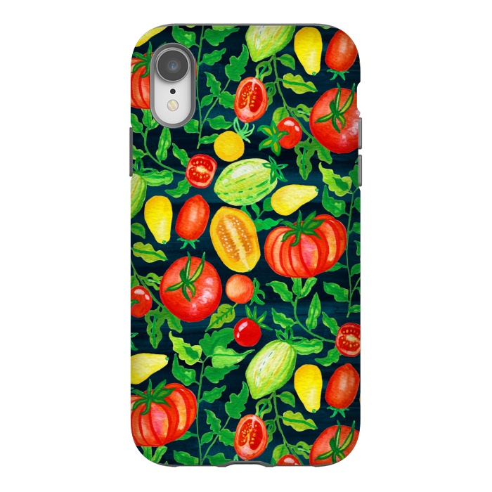 iPhone Xr StrongFit Home Gown Tomatoes  by Tigatiga