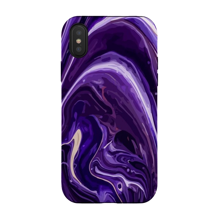 iPhone Xs / X StrongFit Acrylic Marble Design I by ArtsCase