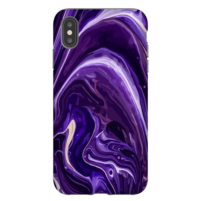 iPhone Xs Max StrongFit Acrylic Marble Design I by ArtsCase