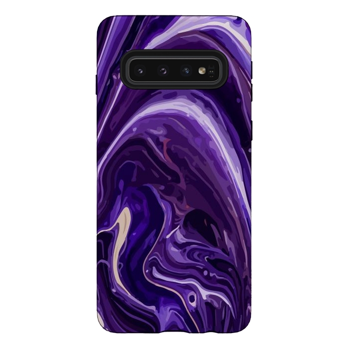 Galaxy S10 StrongFit Acrylic Marble Design I by ArtsCase