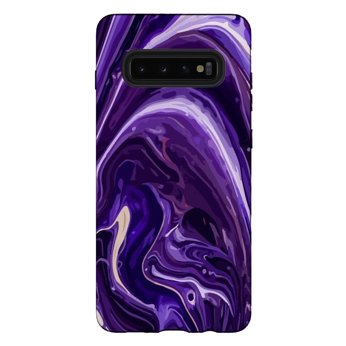 Galaxy S10 plus StrongFit Acrylic Marble Design I by ArtsCase