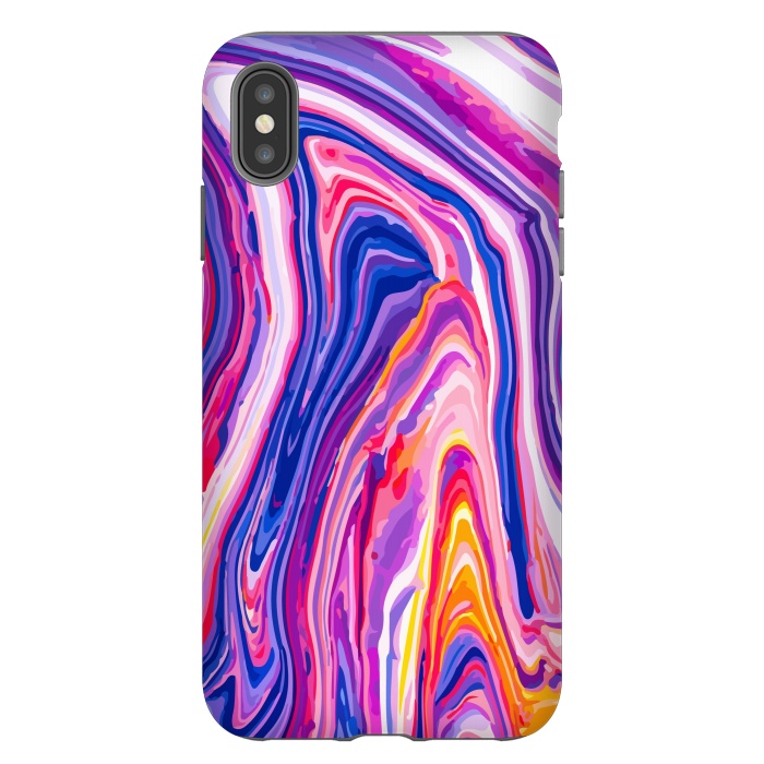 iPhone Xs Max StrongFit Acrylic Marble Design II by ArtsCase