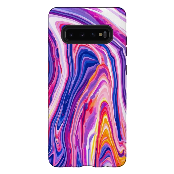 Galaxy S10 plus StrongFit Acrylic Marble Design II by ArtsCase