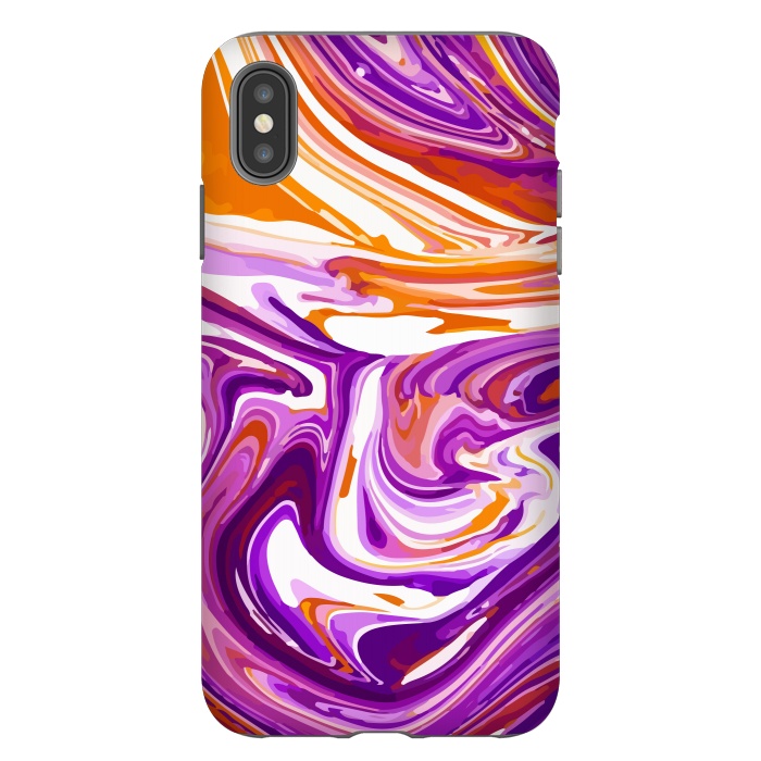 iPhone Xs Max StrongFit Acrylic Marble Design III by ArtsCase