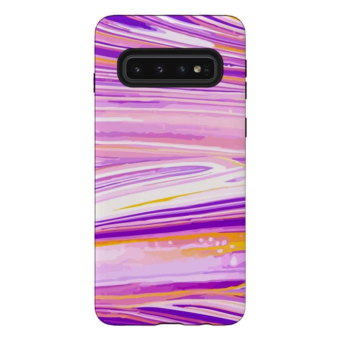 Galaxy S10 StrongFit Acrylic Marble Design IV by ArtsCase