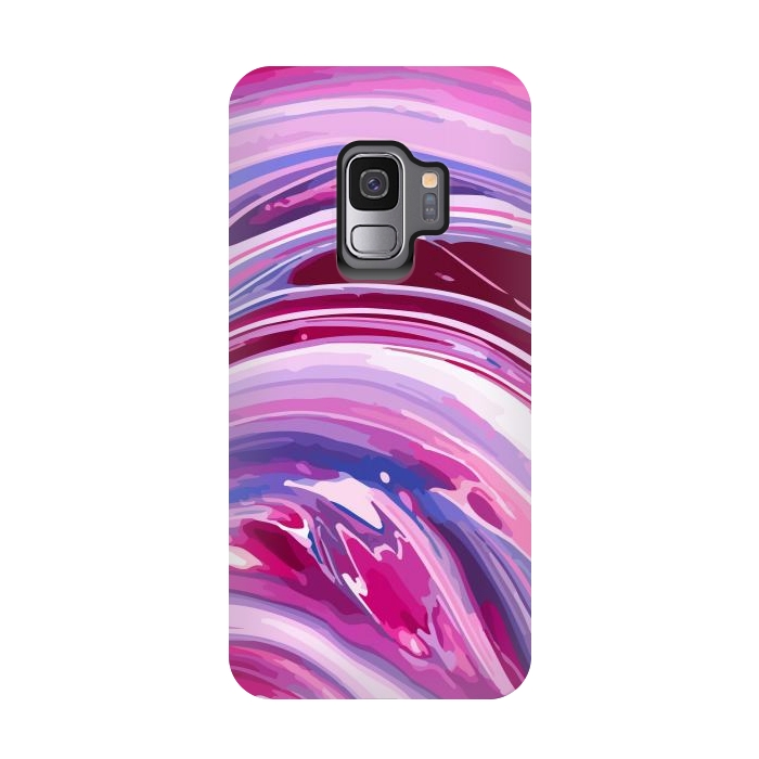 Galaxy S9 StrongFit Acrylic Marble Design VI by ArtsCase