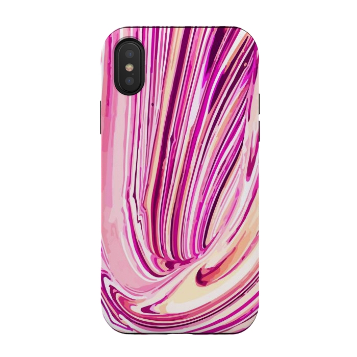 iPhone Xs / X StrongFit Acrylic Marble Design by ArtsCase