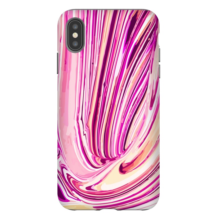 iPhone Xs Max StrongFit Acrylic Marble Design by ArtsCase
