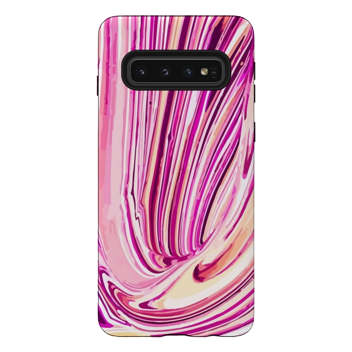Galaxy S10 StrongFit Acrylic Marble Design by ArtsCase