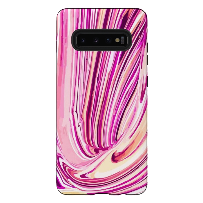 Galaxy S10 plus StrongFit Acrylic Marble Design by ArtsCase