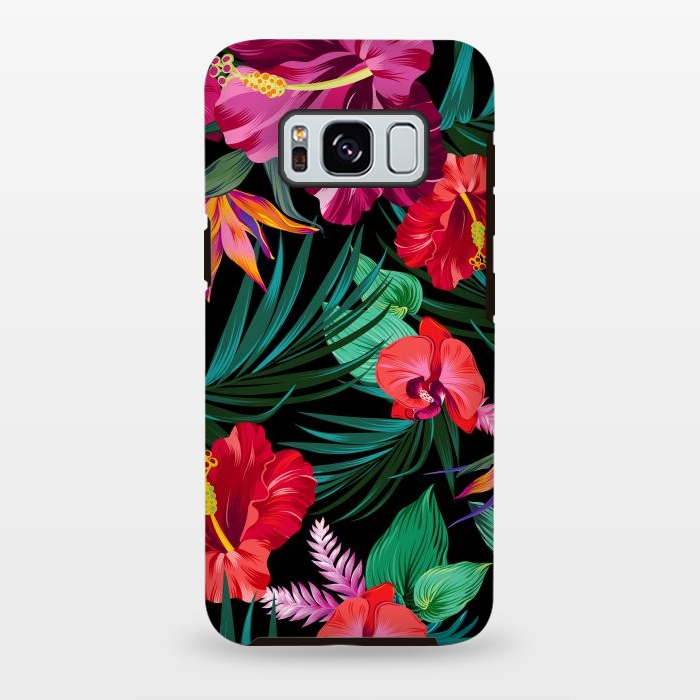 Galaxy S8 plus StrongFit Exotic Flowers by ArtsCase