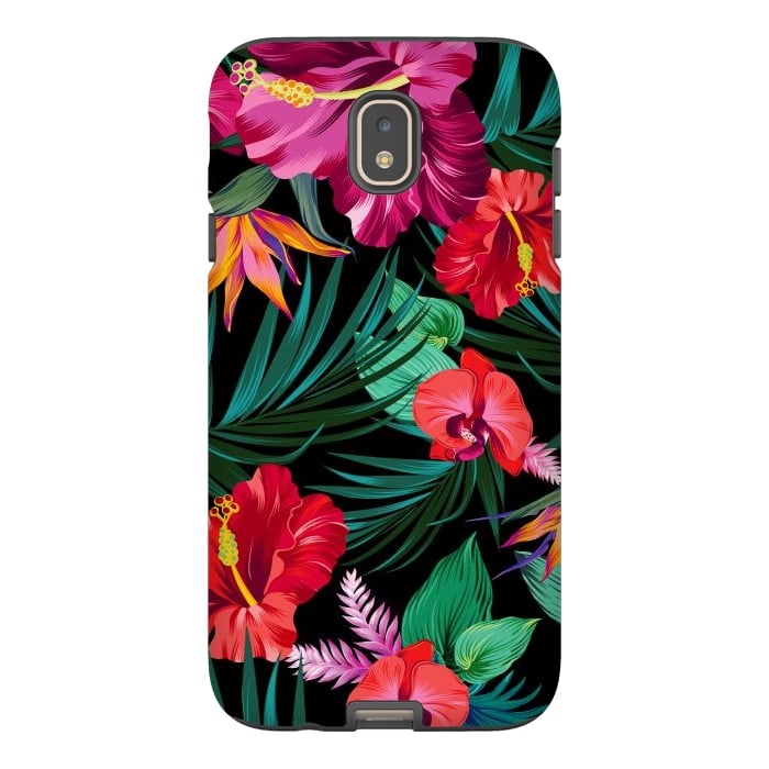 Galaxy J7 StrongFit Exotic Flowers by ArtsCase