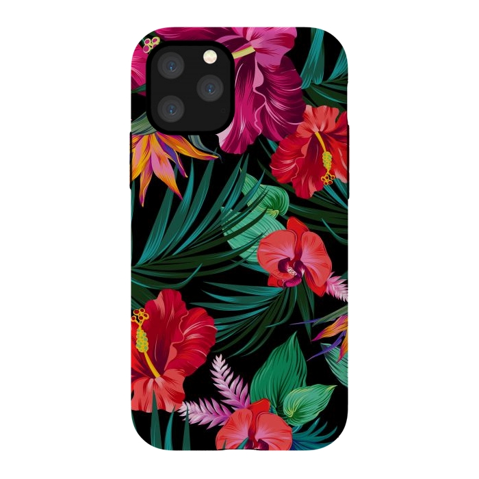 iPhone 11 Pro StrongFit Exotic Flowers by ArtsCase