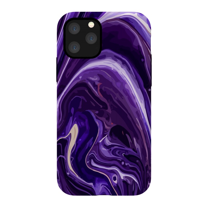 iPhone 11 Pro Max StrongFit Acrylic Marble Design I by ArtsCase