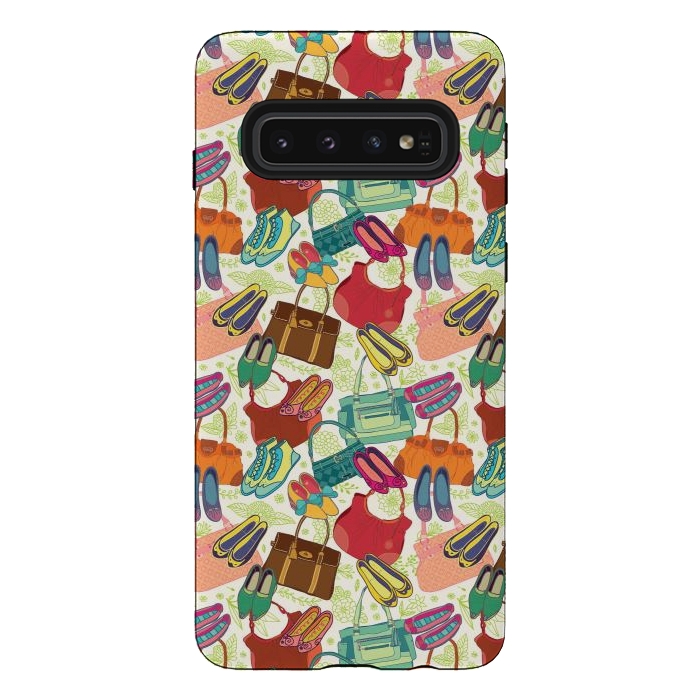 Galaxy S10 StrongFit Fashion Shoes and Handbags by ArtsCase