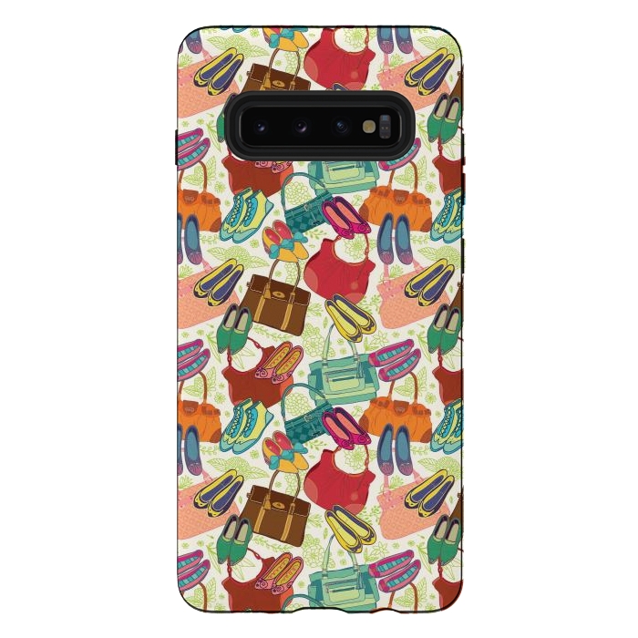 Galaxy S10 plus StrongFit Fashion Shoes and Handbags by ArtsCase