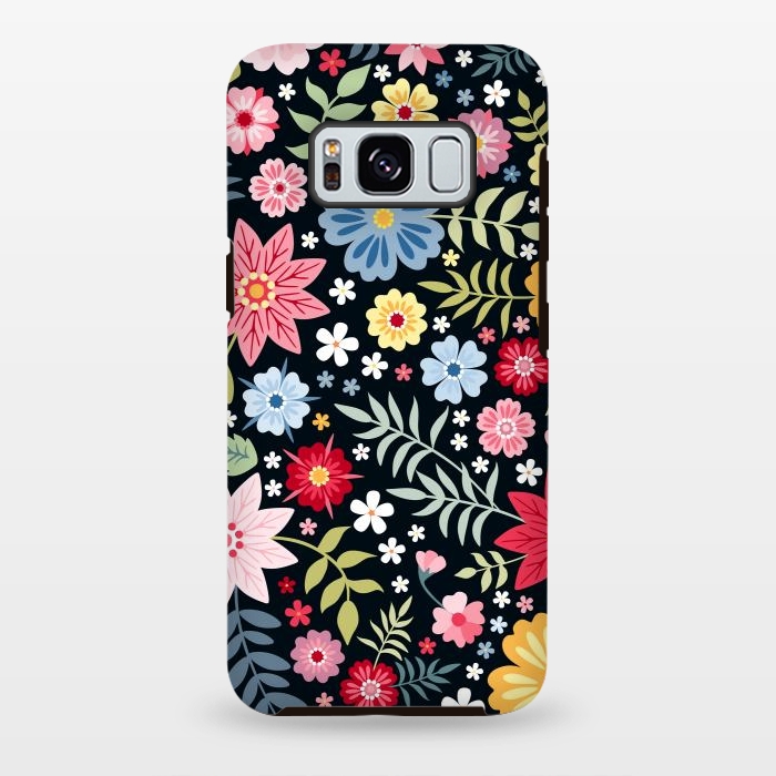 Galaxy S8 plus StrongFit Floral Pattern Design XXXX by ArtsCase