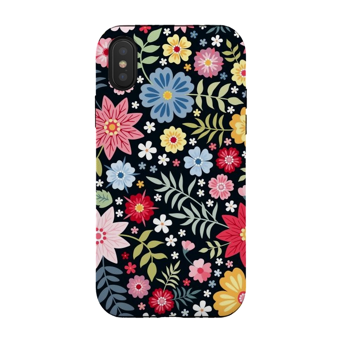 iPhone Xs / X StrongFit Floral Pattern Design XXXX by ArtsCase