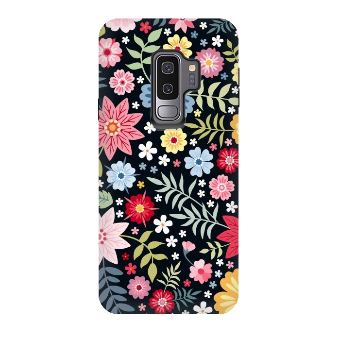 Galaxy S9 plus StrongFit Floral Pattern Design XXXX by ArtsCase