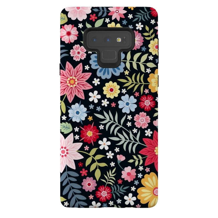 Galaxy Note 9 StrongFit Floral Pattern Design XXXX by ArtsCase
