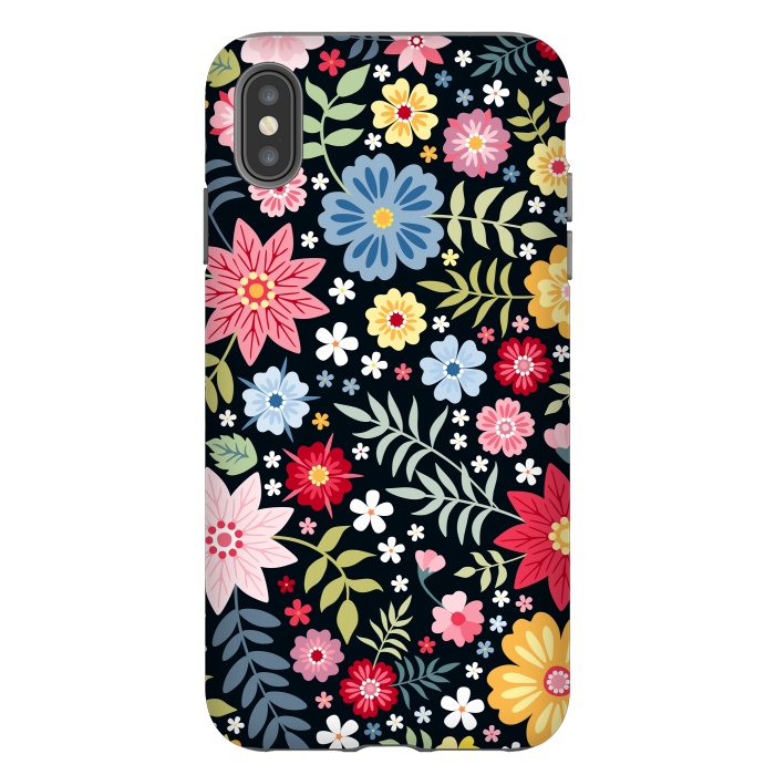 iPhone Xs Max StrongFit Floral Pattern Design XXXX by ArtsCase