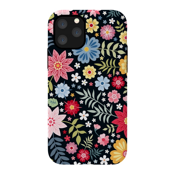 iPhone 11 Pro Max StrongFit Floral Pattern Design XXXX by ArtsCase