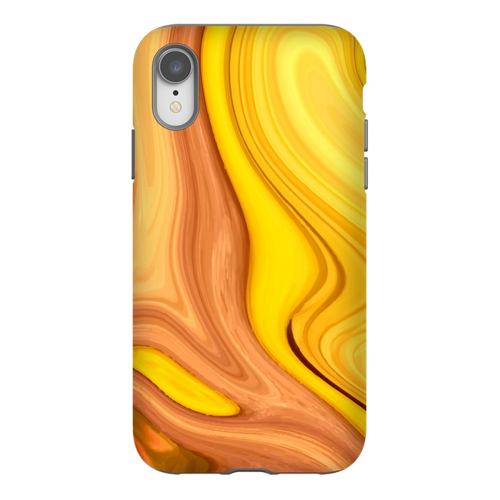 iPhone Xr StrongFit Liquid Marble Acrylic II by ArtsCase