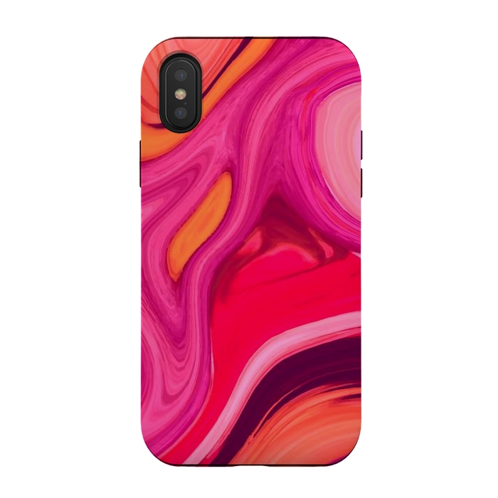 iPhone Xs / X StrongFit Liquid Marble Acrylic by ArtsCase