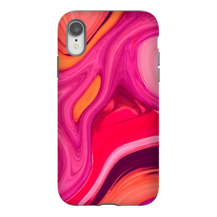iPhone Xr StrongFit Liquid Marble Acrylic by ArtsCase