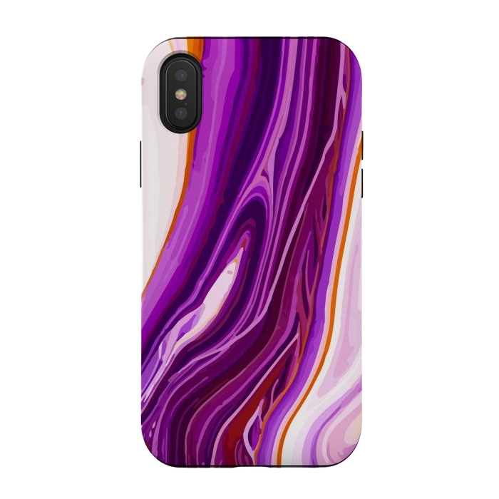 iPhone Xs / X StrongFit Liquid Marble Design XI by ArtsCase