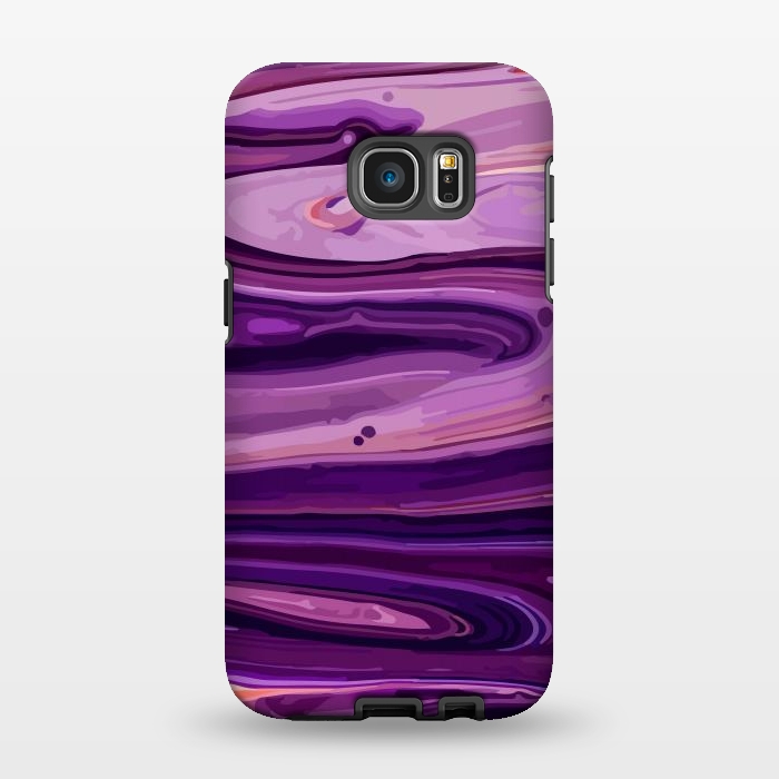 Galaxy S7 EDGE StrongFit Liquid Marble Design by ArtsCase