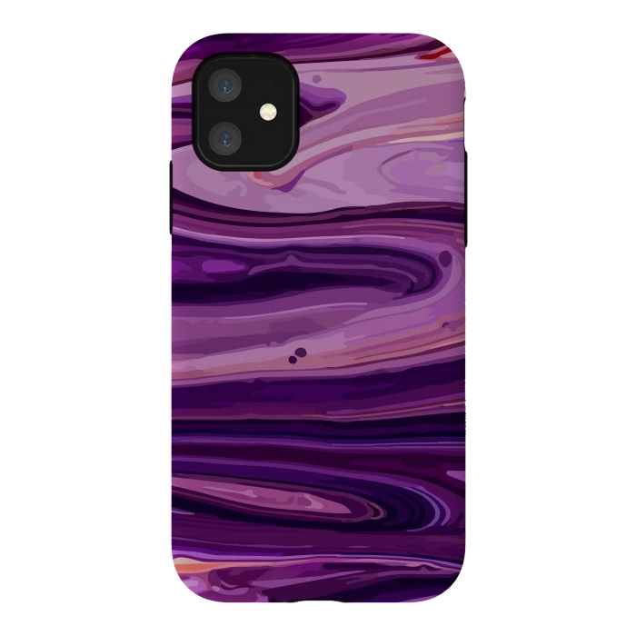 iPhone 11 StrongFit Liquid Marble Design by ArtsCase
