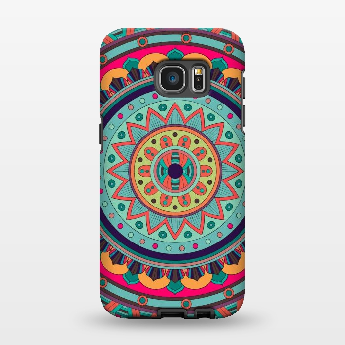 Galaxy S7 EDGE StrongFit Mandala Pattern Design 21 by ArtsCase
