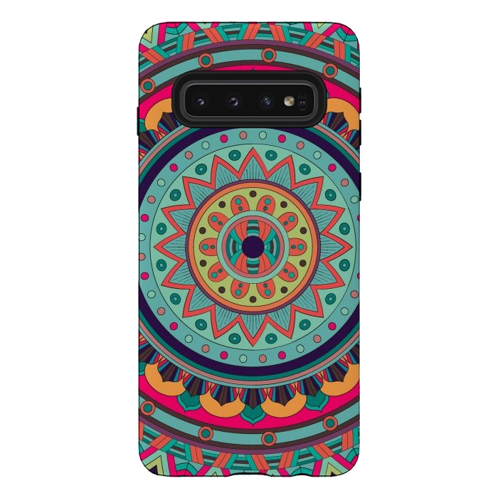 Galaxy S10 StrongFit Mandala Pattern Design 21 by ArtsCase