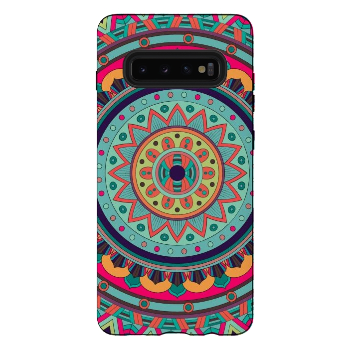 Galaxy S10 plus StrongFit Mandala Pattern Design 21 by ArtsCase