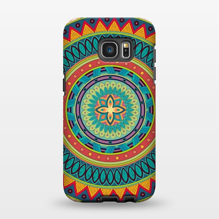 Galaxy S7 EDGE StrongFit Mandala Pattern Design 22 by ArtsCase