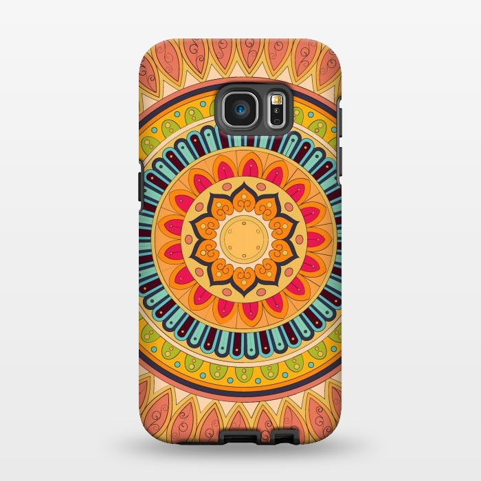 Galaxy S7 EDGE StrongFit Mandala Pattern Design 24 by ArtsCase