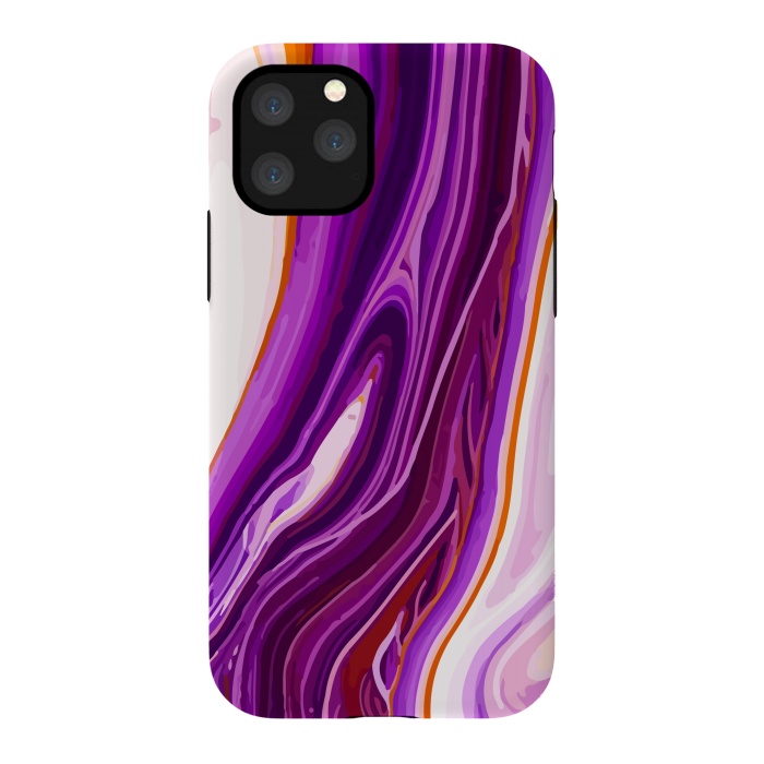 iPhone 11 Pro Max StrongFit Liquid Marble Design XI by ArtsCase