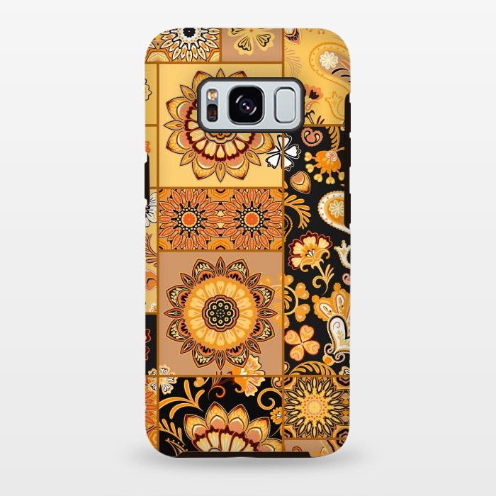Galaxy S8 plus StrongFit Patchwork with Paisley and Mandala in Colorful by ArtsCase