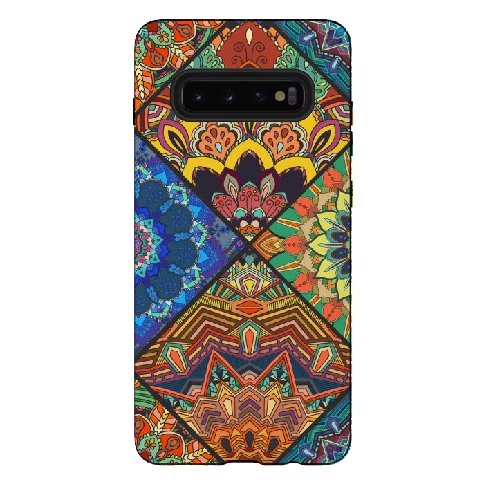Galaxy S10 plus StrongFit Vectorial Eastern Mandala Decoration by ArtsCase