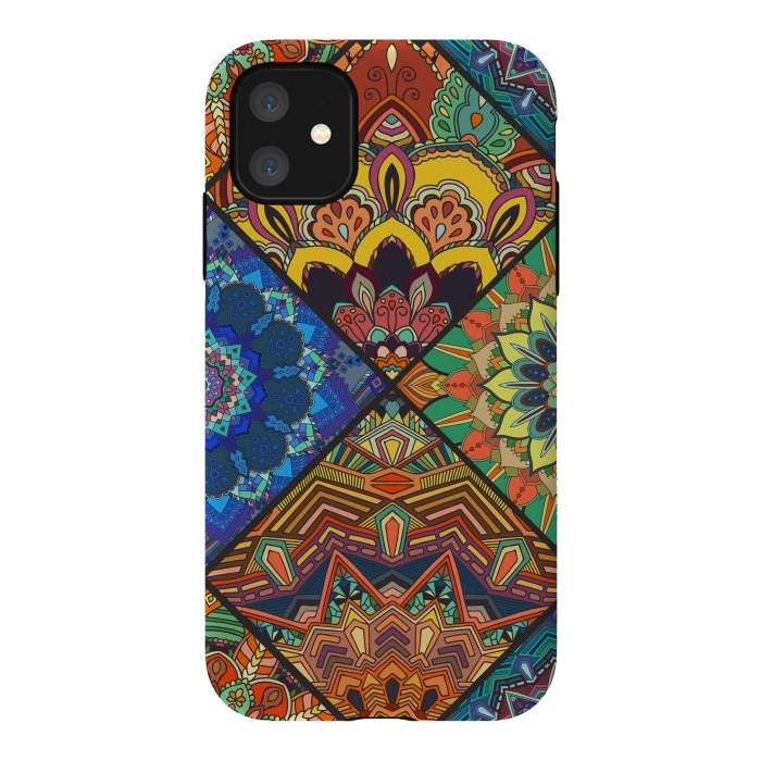 iPhone 11 StrongFit Vectorial Eastern Mandala Decoration by ArtsCase