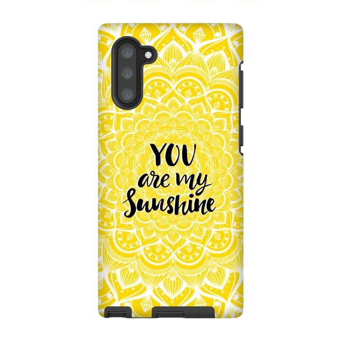 Galaxy Note 10 StrongFit You are my sunshine by Jms