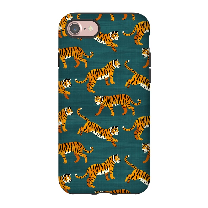 iPhone 7 StrongFit Bangel Tigers - Navy  by Tigatiga