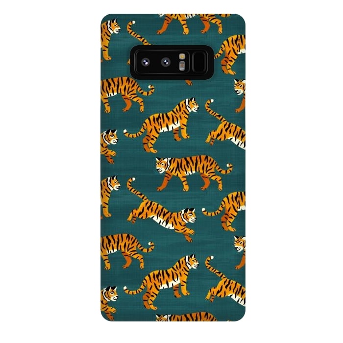Galaxy Note 8 StrongFit Bangel Tigers - Navy  by Tigatiga