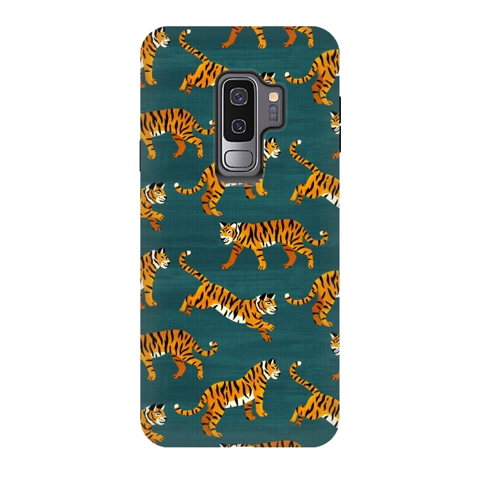 Galaxy S9 plus StrongFit Bangel Tigers - Navy  by Tigatiga
