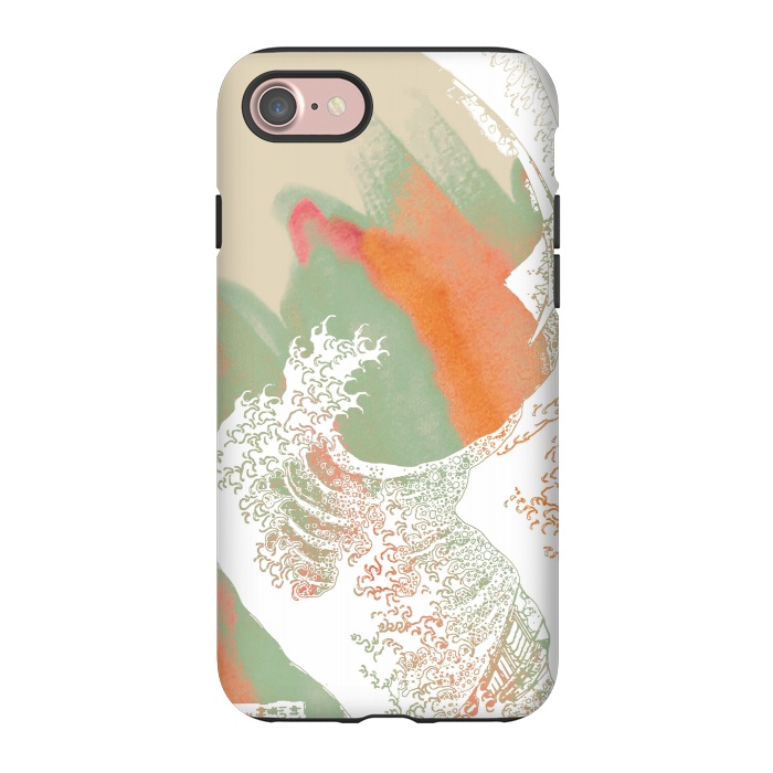 iPhone 7 StrongFit Calm into Great Wave Paint  I by ''CVogiatzi.