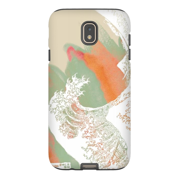 Galaxy J7 StrongFit Calm into Great Wave Paint  I by ''CVogiatzi.