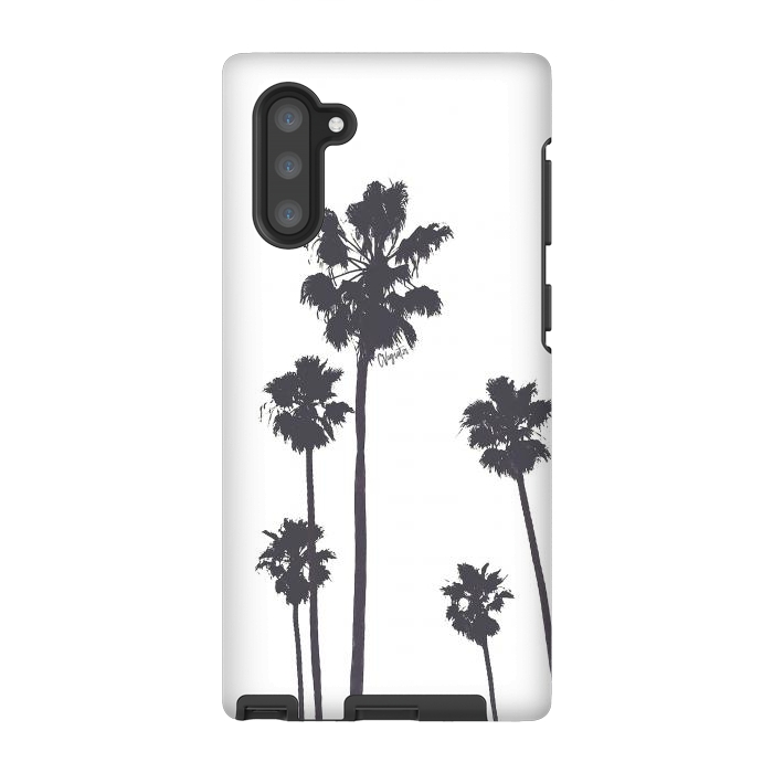 Galaxy Note 10 StrongFit Palms & Sunset-Minimal B&W by ''CVogiatzi.