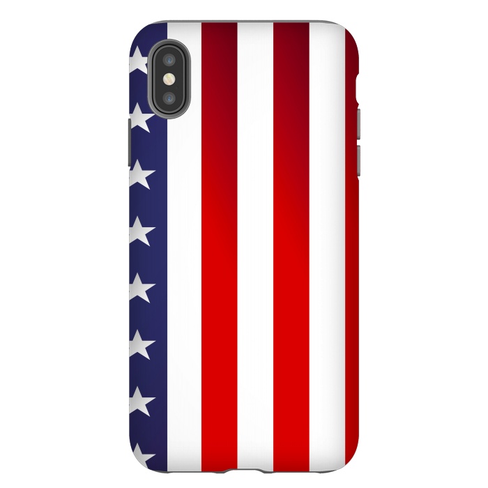 iPhone Xs Max StrongFit usa flag by haroulita